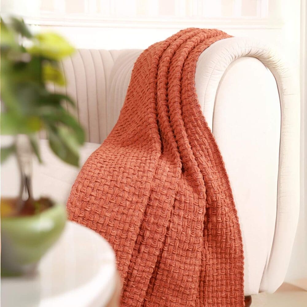 Soft Rust Pattern Throw - Image 2