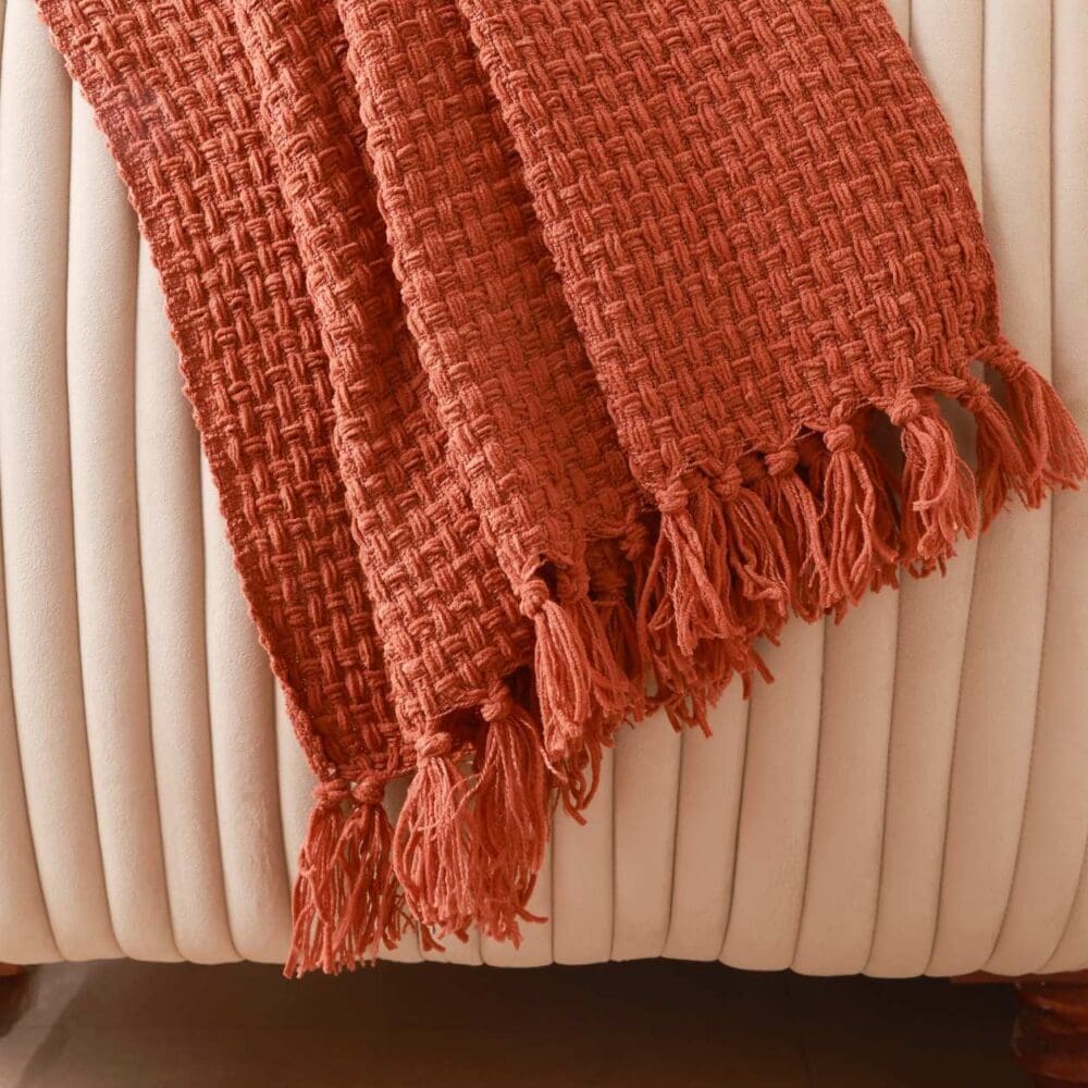 Soft Rust Pattern Throw